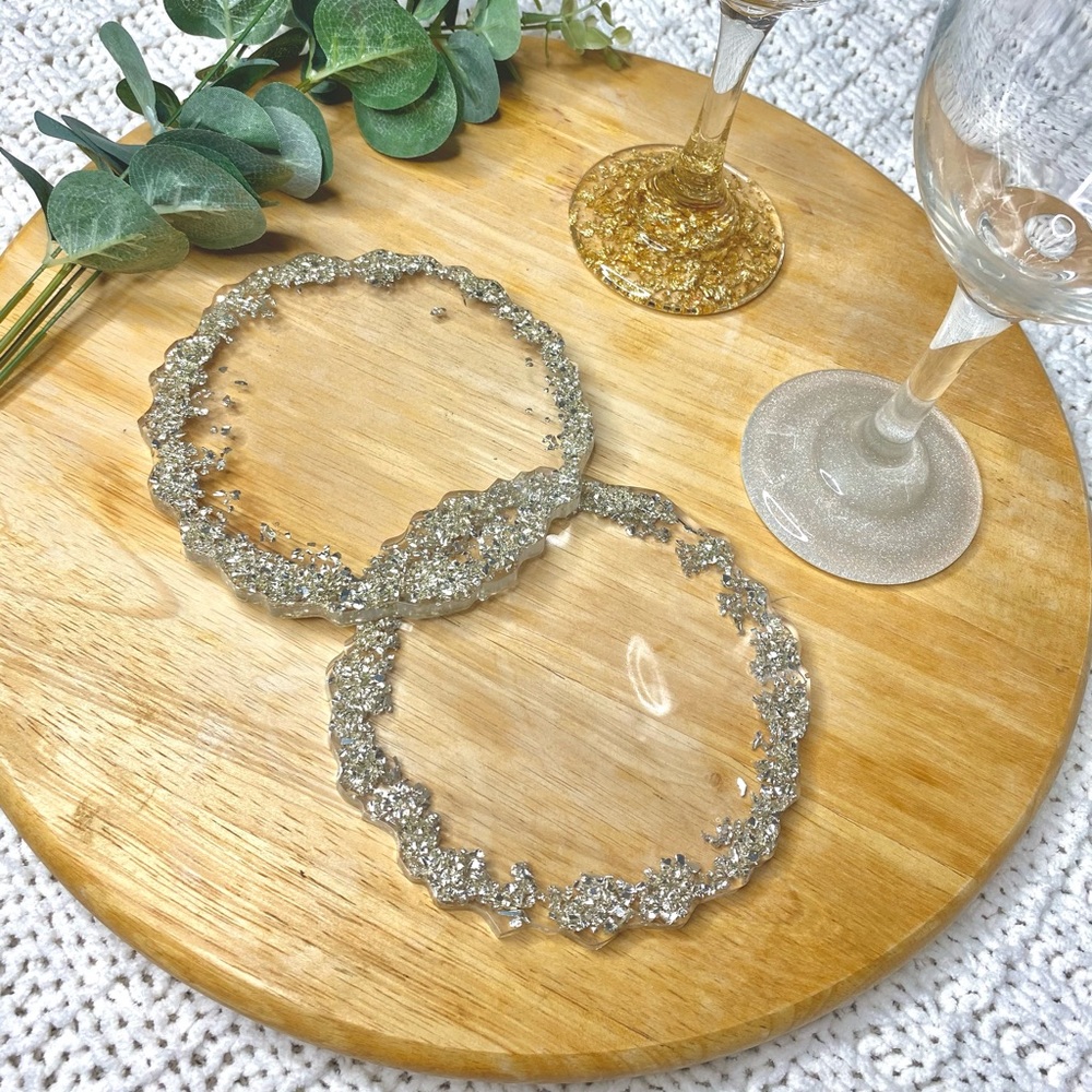 Rhinestone Coasters / Geode Coasters - Picture 4 of 11